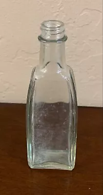 Antique Miniature 5 1/2  Clear Glass Bottle - Virginia Dark Extract Co. • $5