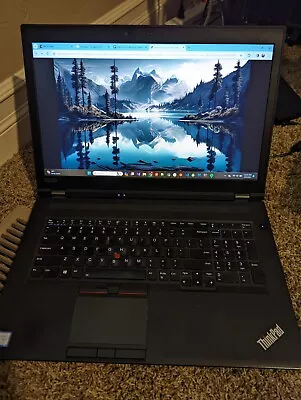 Lenovo P72 Thinkpad I7 32gb Memory UHD 4k Screen 512gb With Quadro Gpu Laptop • $475