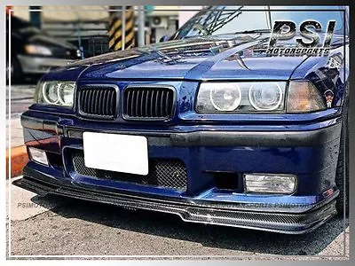 Carbon Fiber V Style Front Bumper Lip For 1992-1998 BMW E36 M3 Coupe Sedan • $339