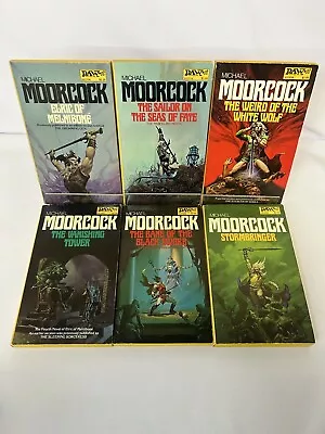 The Elric Saga By Michael Moorcock Daw Books 1-6 Complete Set Later Printings • $134