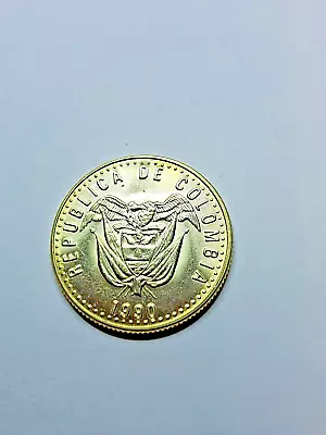 COLOMBIA  1990 50 PESOS KM# 283 - Brilliant Gem UNC. Coin • $3.99