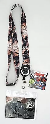 *NEW* Marvel: Black Panther Lanyard With Retractable Card Holder • $10.59