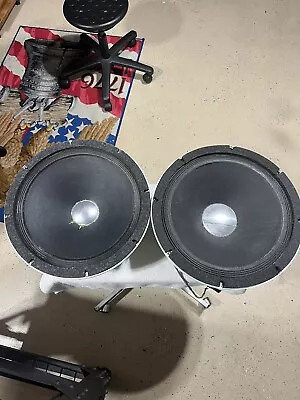 Vintage Pair Of Altec 421a  Bass Musical Instrument Amplifier Speakers 15  • $280