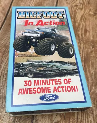 Bigfoot In Action VHS Rare MNTEX 80s Monster Truck 4x4 Sports Racing • $10.80