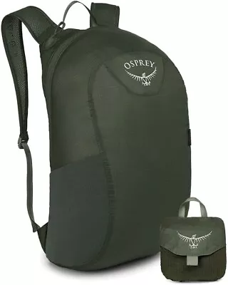 $24.99 • Buy Osprey Ultralight 18L Stuff Pack Backpack Shadow Grey New NWT