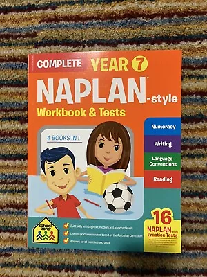 Naplan - School Zone Complete Year 7 NAPLAN*- Style Workbook And Tests • $25