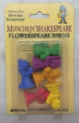 MUNCHKIN BOARD GAME SHAKESPEARE EXPANSION  FLOWERSPEARE PAWNS Brand New & Sealed • £4.95