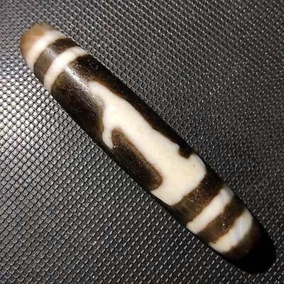 Magic Power Tibetan Old Agate Mercy Guanyin Totem DZi Bead Amulet16*74mmY006 • $14.99