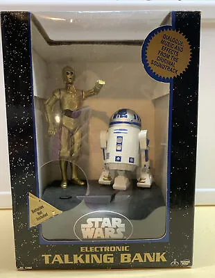 Star Wars Electronic C-3po & R2 D2 Talking Bank By Thinkway Never Opened • $35.90
