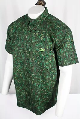 Grassroots California Men's Bigfoot One Leaf Camo Button Up Shirt  • $29.74