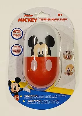 NEW DISNEY JUNIOR MICKEY MOUSE CLUBHOUSE FUNHOUSE Tumbler Night Light Twist Top • $7.49