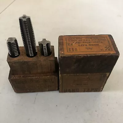 Rare Vintage GTD 3 Piece 3/8” USS 16 In Orig Wood Box • $18