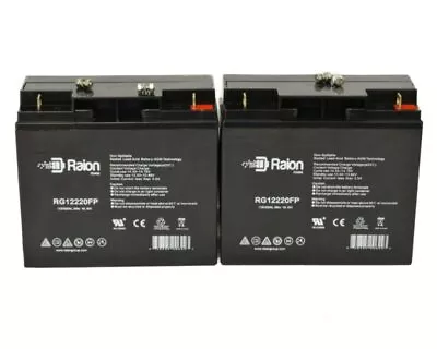 Raion Power 12V 22Ah Universal Power Group UB12220 Lawn Mower Battery - 2PK • $94.95