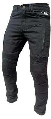 Motorcycle Jeans Pants Stechmoto ST 666 Falcon Aramid With Ce Guards Livello-1 • £58.69