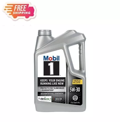 Mobil 1 Advanced Full Synthetic Motor Oil 5W-30 5 Quart.....(am) • $28.09