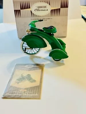 Hallmark Kiddie Car Classics 1937 MURRAY STEELCRAFT STREAMLINE VELOCIPEDE W/ Box • $50