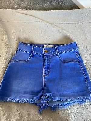 Dorothy Perkins Ladies Denim Shorts Size 10 - Frankie Cut💝 • £3