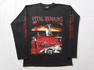 VITAL REMAINS - Let Us Pray Longsleeve Shirt (L) Death Metal Deicide Benton • $44.90