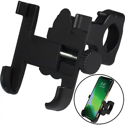 Aluminum Bike Phone Holder - Reliable Handlebar Cell Phone Mount For Cyclists • $8.99