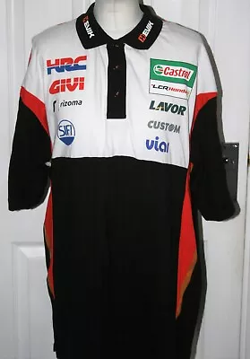 CAL CRUTCHLOW LCR HONDA HRC TEAM POLO SHIRT Size XL • £24.99