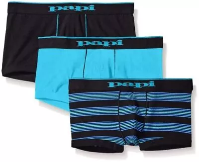 Men's Papi 980503 Essentials Cotton Stretch Brazilian Trunk - 3 Pack Papi Trunks • $19.99