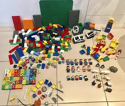 370+ Items Lego Duplo Bulk Lot - Minifigures Animals Vehicles Bricks *vgc* • $50