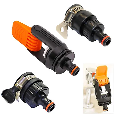 £6.63 • Buy Universal Tap Connector Adapter Kitchen Tap Mixer Clamp Garden Hose Pipe Fitting
