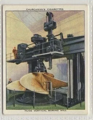 #34 Science Card. Vertical Boring Mill George Richards Manchester • $3.26