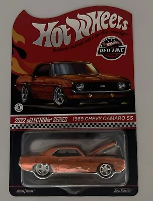 Hot Wheels RLC 1969 Chevy Camaro SS 2022 Selection Series Orange • $32