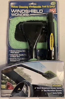 WINDSHIELD WONDER Cleaner WITH MICROFIBER PAD NIB EB197 B1 • $9