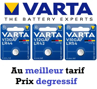 Button Batteries VARTA LR44 V13GA 357A AG13 • £4.42