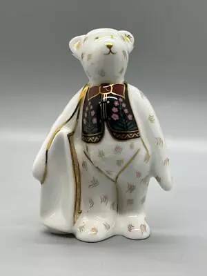 Royal Crown Derby Shopper Miniature Bear Collection Porcelain Figurine • $80.88