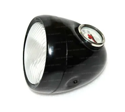 Luna Moped Classic Headlight Assey 5 1/2  With Bulb Holder & Speedometer • $41.99