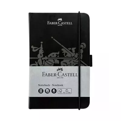 Faber-Castell Notebook In Black - A6  3.5 X 5.5 In - Graph - Made In Germany • $18