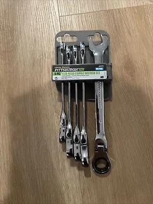 Pittsburgh 5pc. Flex-Head Combo Wrench Set Metric 10 12 13 14 & 15mm FREE SH • $24.99