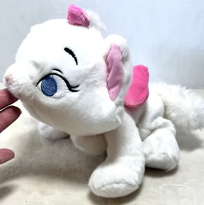 Disney Store Aristocats Marie White Cat Plush 7' Pink Bow Soft Stuffed Animal • $9.99