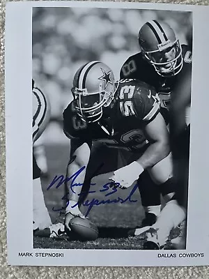 Mark Stepnoski Autographed Dallas Cowboys Line Up 8x10 Photo • $29.99