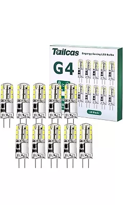 Tailcas G4 LED Bulbs 1.5W 12V Mini Capsule Light Bulb AC/DC (20W Halogen G4... • £10.99