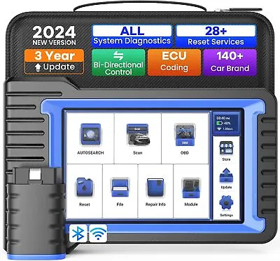 MUCAR VO7 Car OBD2 Diagnostic Scanner Bidirectional All System TPMS ECU Coding • £269