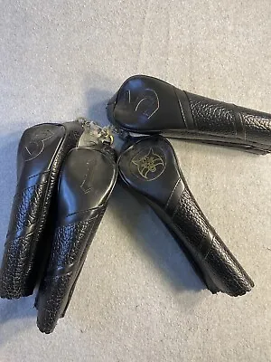 Vintage Faux Leather Golf Club Head Covers 1 3 5 Numbers • $24.99