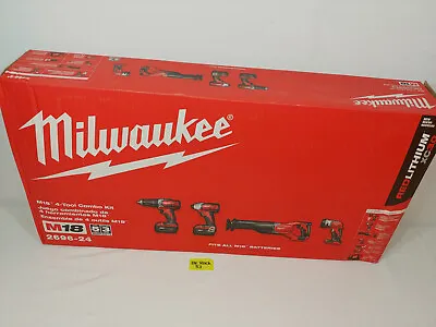 Milwaukee 2696-24 M18 4-Tool Combo Kit • $361