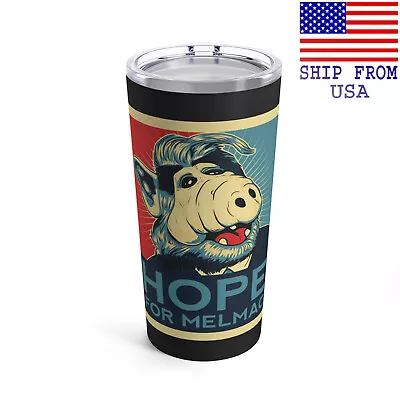 ALF Hope For Melmac 20oz Stainless Steel Tumbler Cup Mug - Black • $29.43