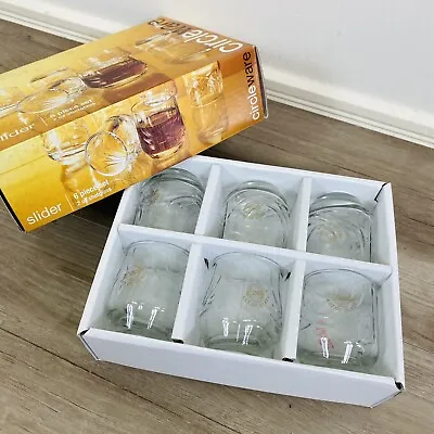 Circle Ware 6 Piece Shot Glass Set Turkey 2 Oz Art Of Glass New In Box • $13