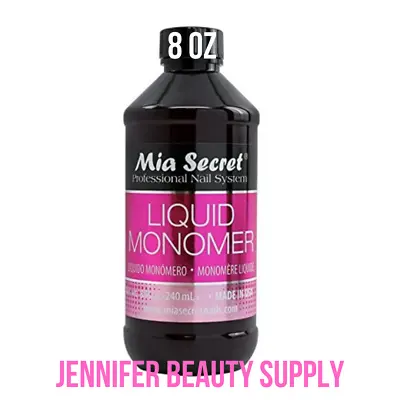 8oz Mia Secret Liquid Monomer For Professional Acrylic Nail System - Jbs • $19.90