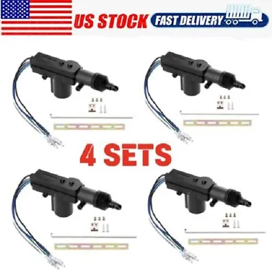 4X Universal Car Auto Heavy Duty Power Slave Door Lock Actuator Motor 2 Wire 12V • $16.49