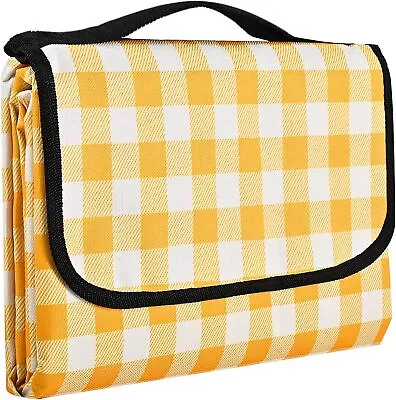 Extra Large Waterproof Picnic Blanket Washable Travel Outdoor Beach Park Camping • £8.99