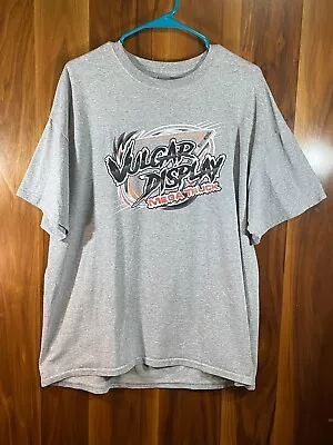 Vulgar Display Mega Truck Casual Crew Neck Short Sleeve T-Shirt Gray Size XL • $21.33