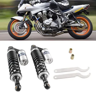 Motorcycle 340mm Rear Shocks Absorbers Suspension For Yamaha VMAX Honda CB500 • $83.83