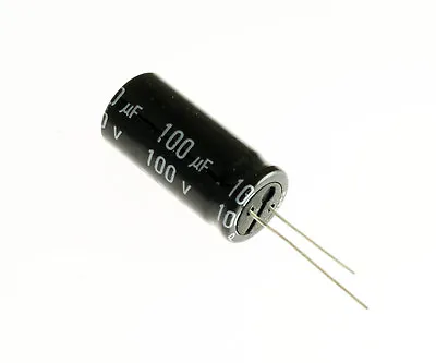 8x 100uF 100V Radial Electrolytic Audio Capacitor 100VDC Bipolar Non-polarized • $24.99