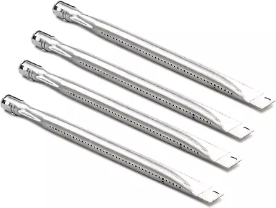 Grill Burner Tube 4 PC Universal Stainless Steel Pipe Tube BBQ Gas Repair Parts • $33.38